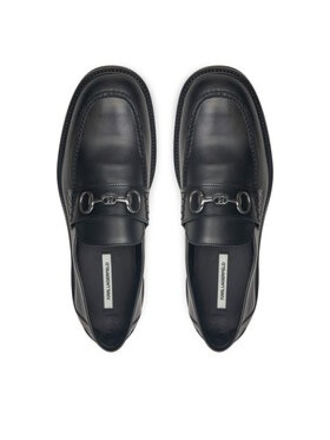 KARL LAGERFELD Loafersy Neil KL16114 Czarny