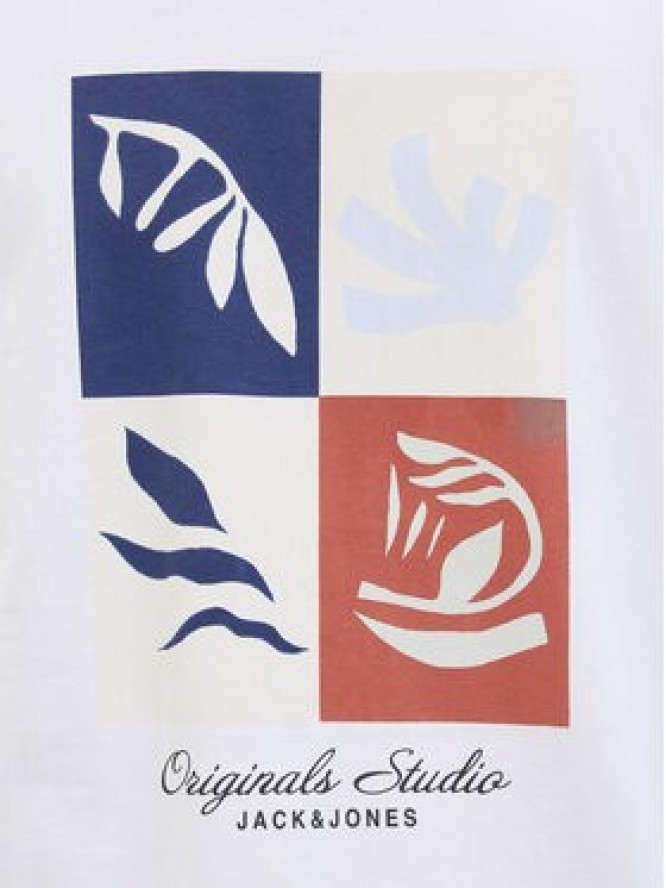 Jack & Jones T-Shirt Canggu 12277220 Biały Regular Fit