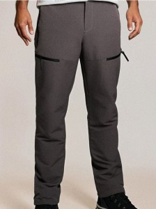 Spodnie z ociepleniem - szary
