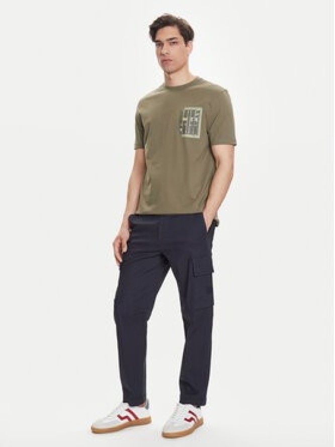 BOSS T-Shirt Te_Container 50546920 Zielony Regular Fit