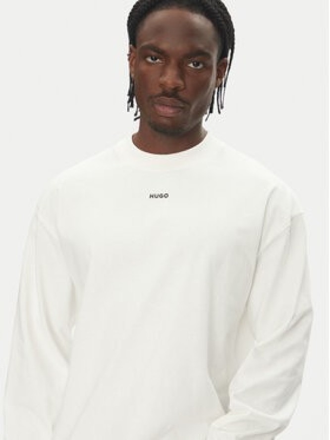 HUGO Bluza Daposo 50511029 Beżowy Relaxed Fit