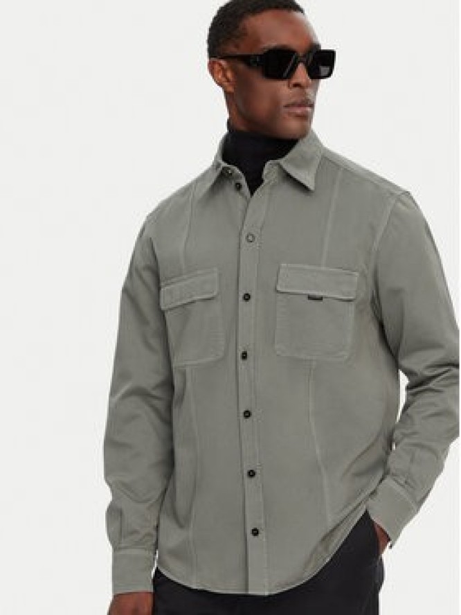 Dolce&Gabbana Koszula G5MA8T G8LH0 N0702 Zielony Regular Fit