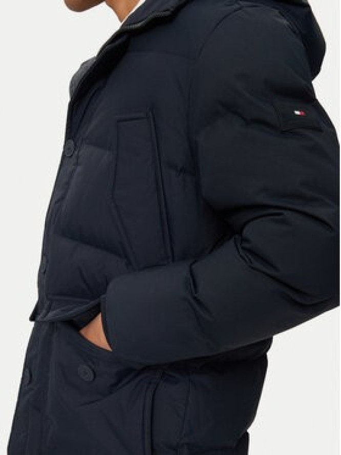 Tommy Hilfiger Kurtka zimowa Essential MW0MW37483 Granatowy Regular Fit