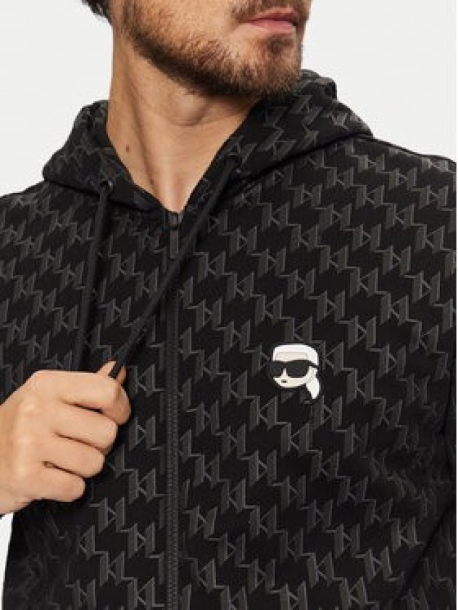 KARL LAGERFELD Bluza 705095 551951 Czarny Regular Fit