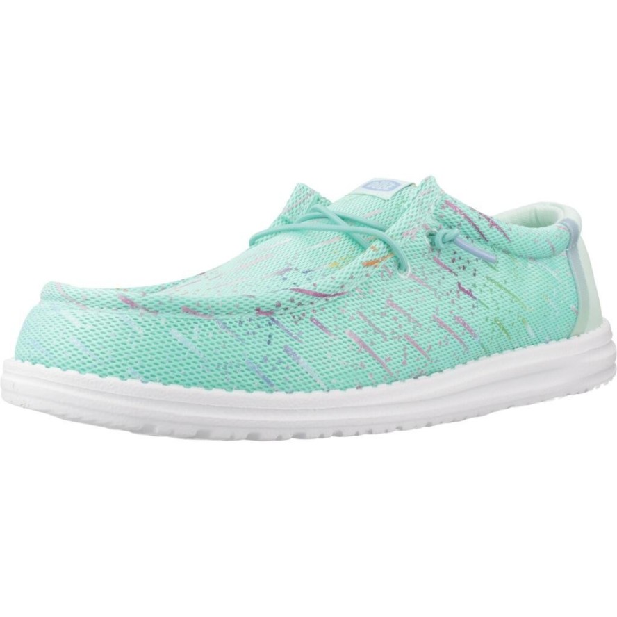 Buty HEY DUDE WALLY PARTY MESH Zielony