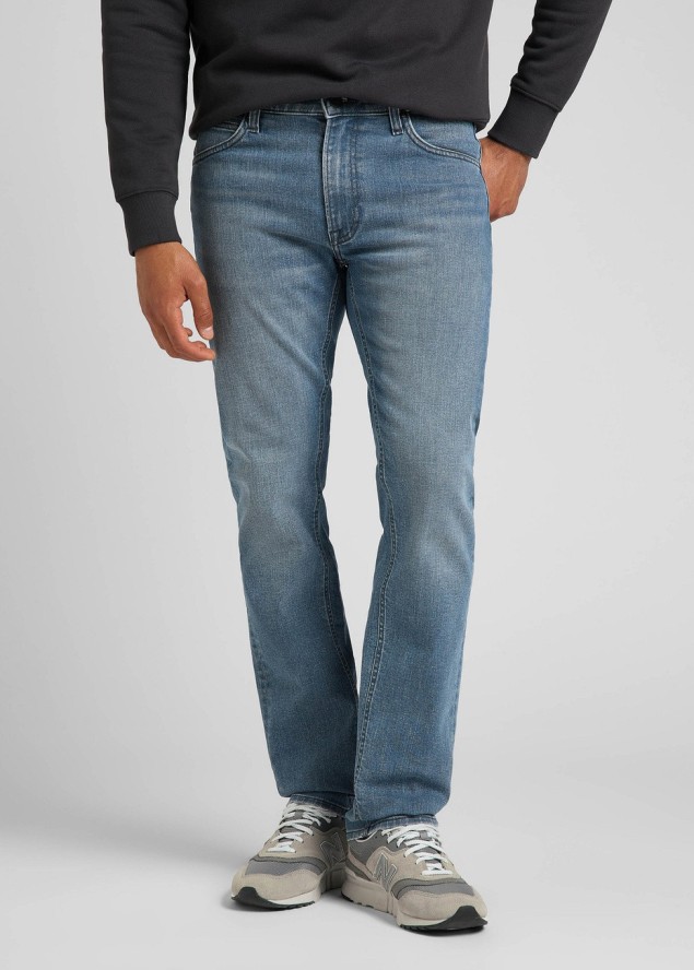 LEE DAREN ZIP FLY MĘSKIE SPODNIE JEANSOWE STORM CLOUD L707PTFL 112321984