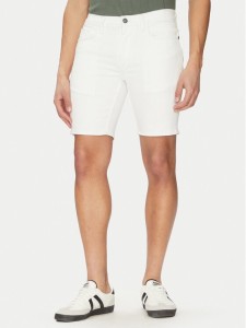 Blend Szorty jeansowe 20718125 Biały Regular Fit