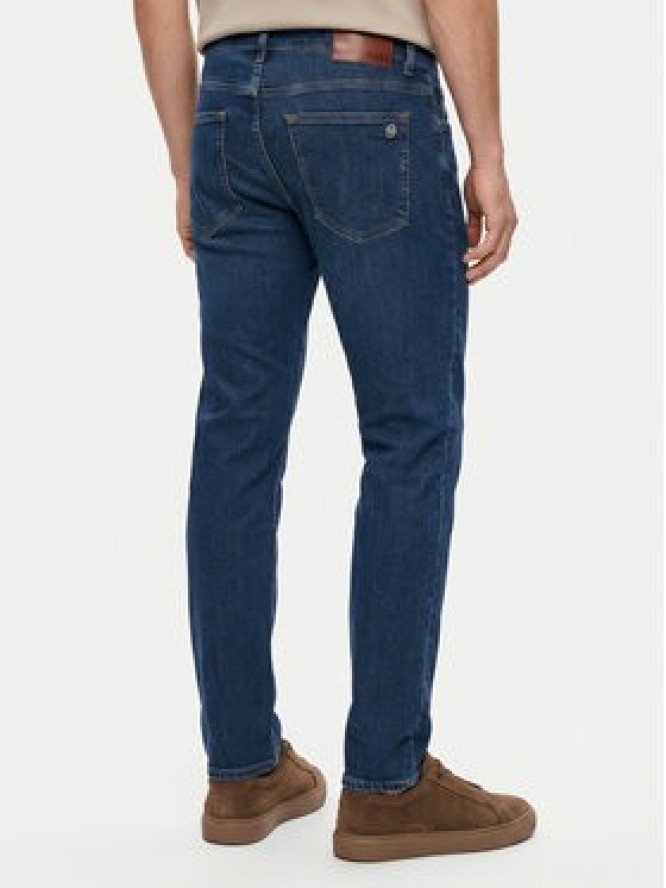 BOSS Jeansy Delaware Bo 50564546 Granatowy Slim Fit