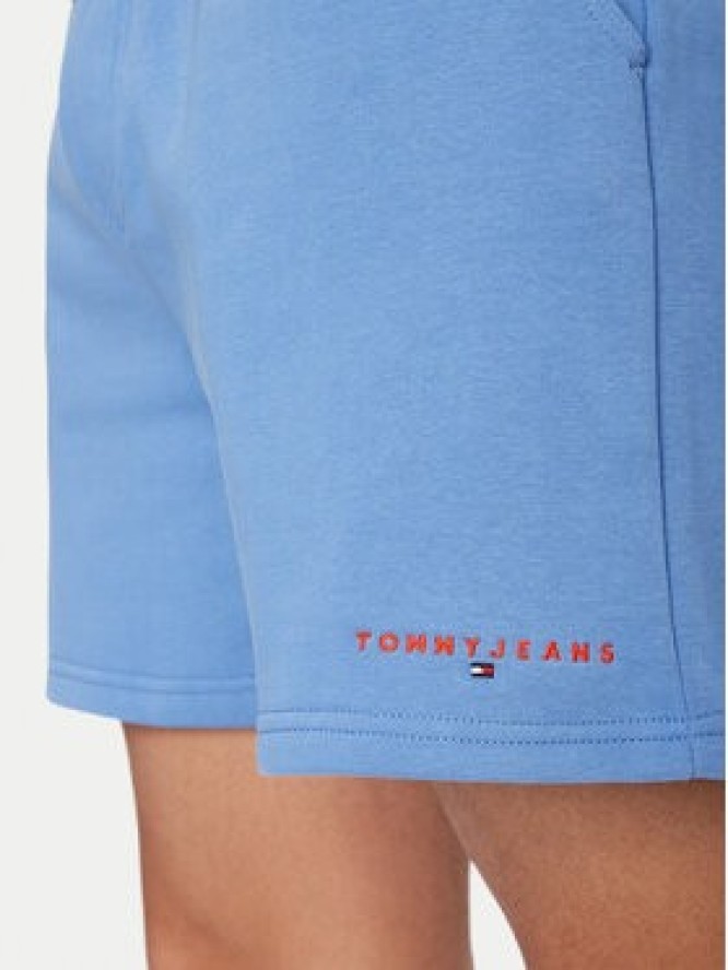 Tommy Jeans Szorty sportowe DM0DM22697 Niebieski Regular Fit