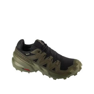 Buty do biegania Salomon Speedcross 6 Noir/Peat/Deep Lichen Green
