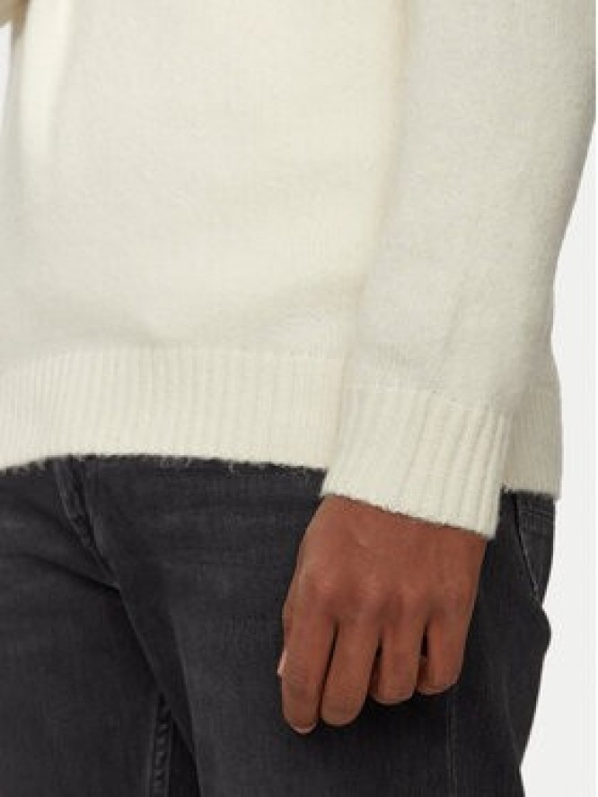Jack & Jones Sweter Ollie 12241817 Écru Relaxed Fit