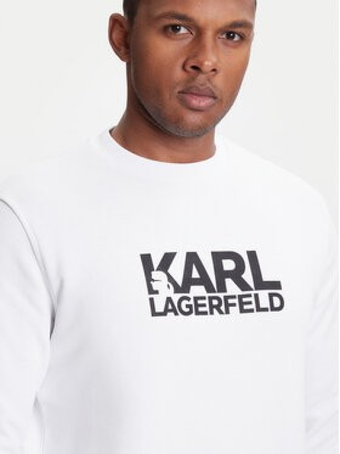 KARL LAGERFELD Bluza 705091 553917 Biały Regular Fit