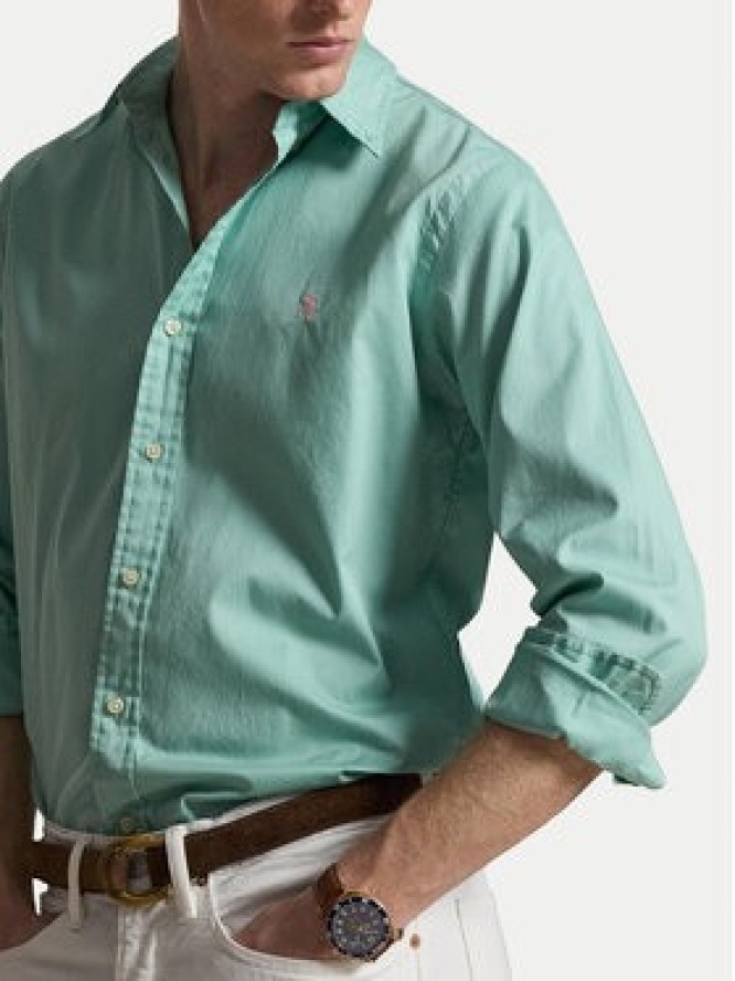 Polo Ralph Lauren Koszula 710B20512008 Zielony Custom Fit