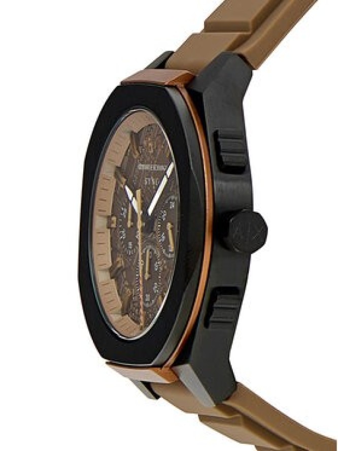 Armani Exchange Zegarek Sync AX4293 Brązowy