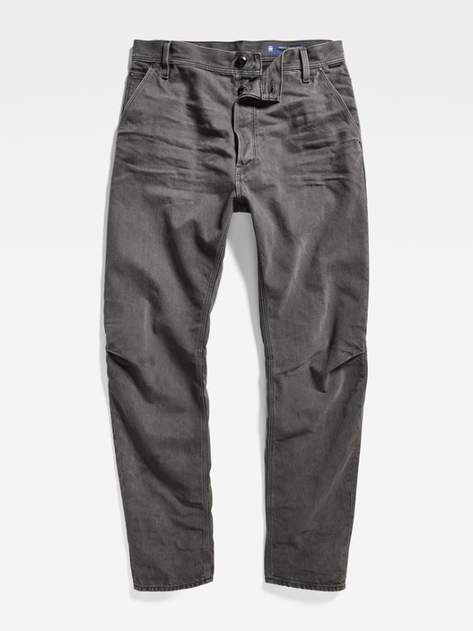 G-Star Dżinsy - Tapered fit - w kolorze jasnoszarym rozmiar: W26/L30