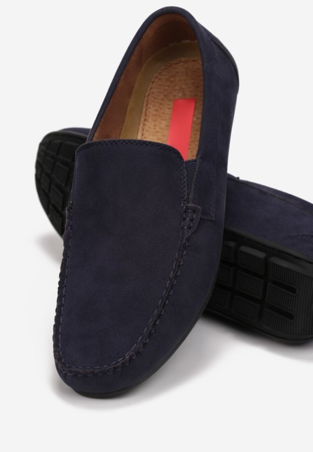 Granatowe Mokasyny Callinei