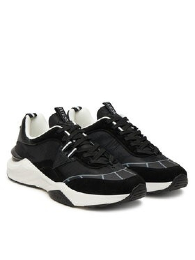 Guess Sneakersy FMTVAL FAB12 Czarny