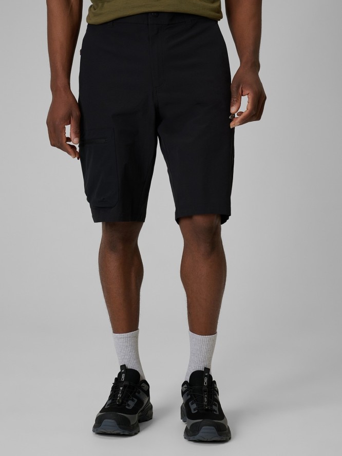 4F Spodenki trekkingowe szybkoschnące męskie - czarne S