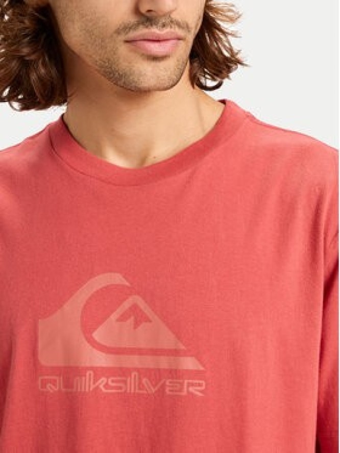 Quiksilver T-Shirt Ev Comp Logo EQYZT08182 Czerwony Regular Fit