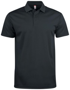 clique Basic Active Polo z 100% poliestru – black