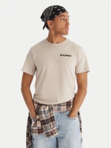 Element T-Shirt Blazin Chest ELYZT00595 Beżowy Regular Fit
