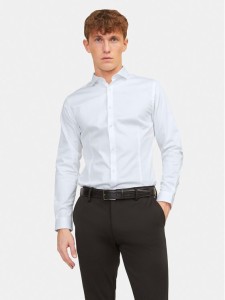 Jack & Jones Koszula Parma 12097662 Biały Super Slim Fit