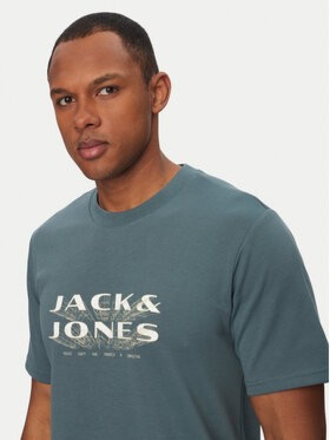 Jack & Jones T-Shirt Fusion 12289880 Zielony Regular Fit