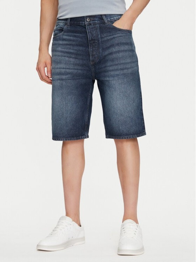 HUGO Szorty jeansowe Skate 50534641 Granatowy Straight Fit