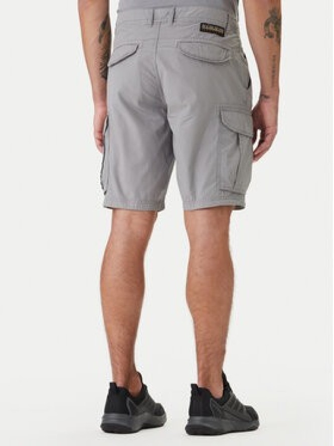 Napapijri Szorty materiałowe Noto 2.0 NP0A4HOQ Szary Regular Fit