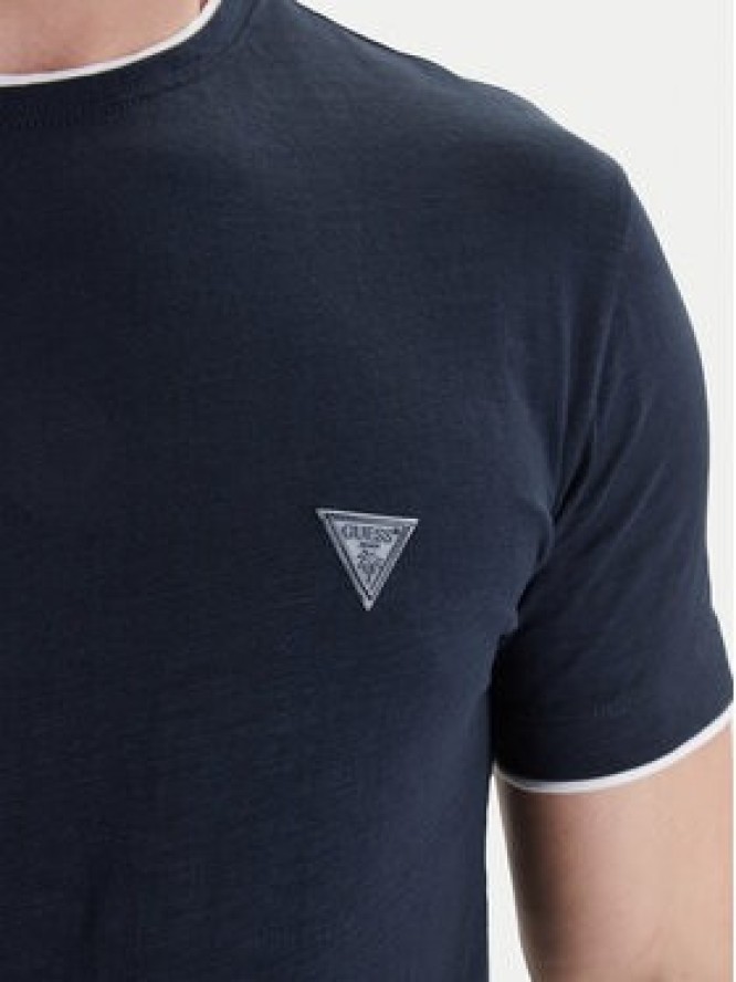 Guess T-Shirt F6GI06 K6XN4 Niebieski Slim Fit