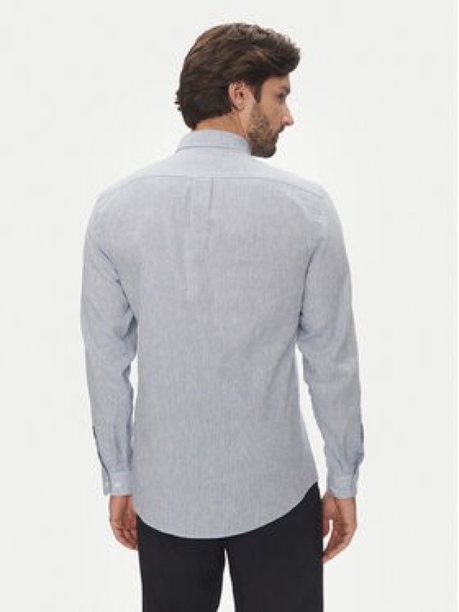 Lindbergh Koszula 30-203344B Błękitny Relaxed Fit