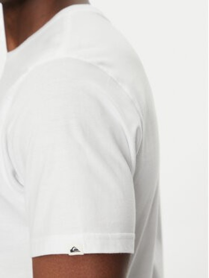 Quiksilver T-Shirt EQYZT08064 Biały Regular Fit