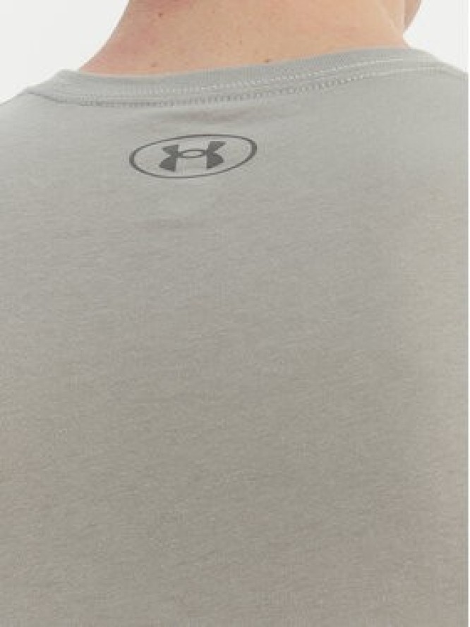Under Armour T-Shirt Left Chest Logo SS 1326799 Szary Loose Fit