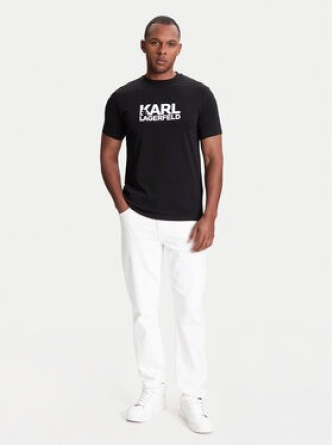 KARL LAGERFELD T-Shirt 755087 553235 Czarny Regular Fit