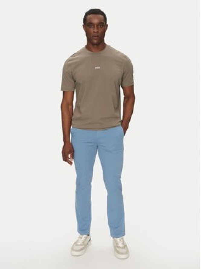BOSS Chinosy Chino_Slim 50510933 Niebieski Slim Fit
