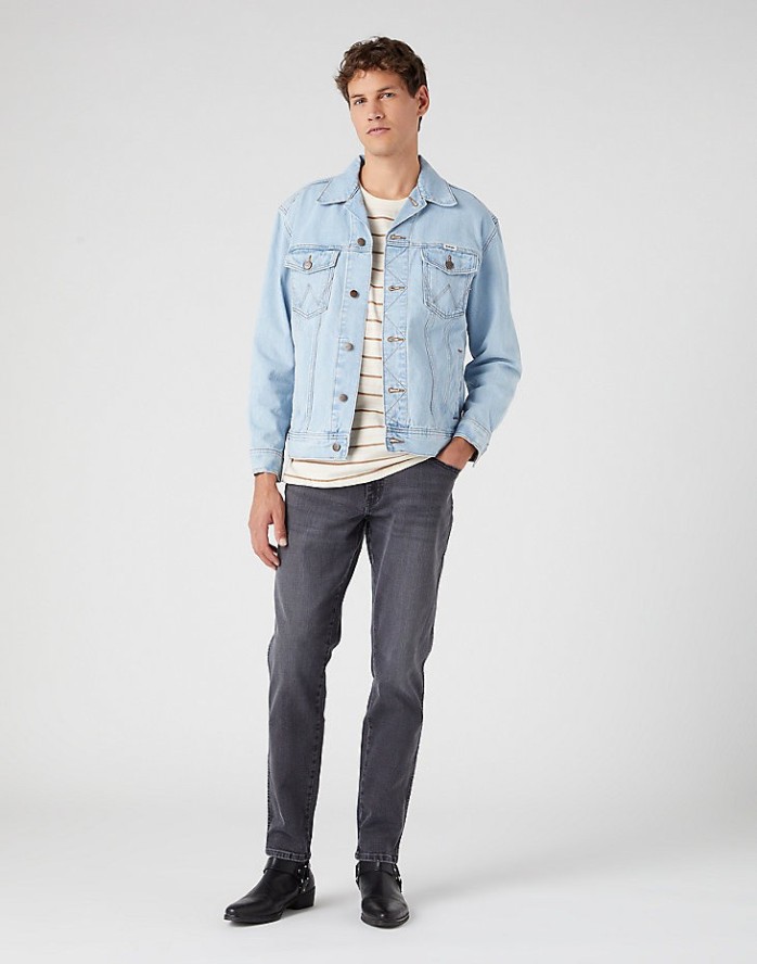 WRANGLER RIVER MĘSKIE SPODNIE JEANSOWE JEANSY DŻINSY BLACKOUT W17T29Z79 112331067