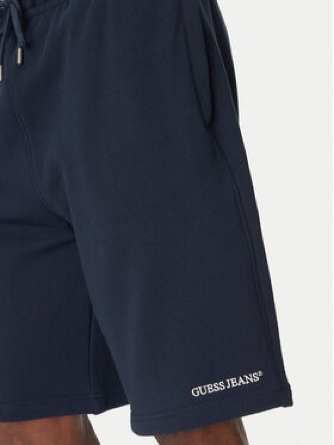 Guess Jeans Szorty sportowe M5GD49 KCPR1 Granatowy Regular Fit