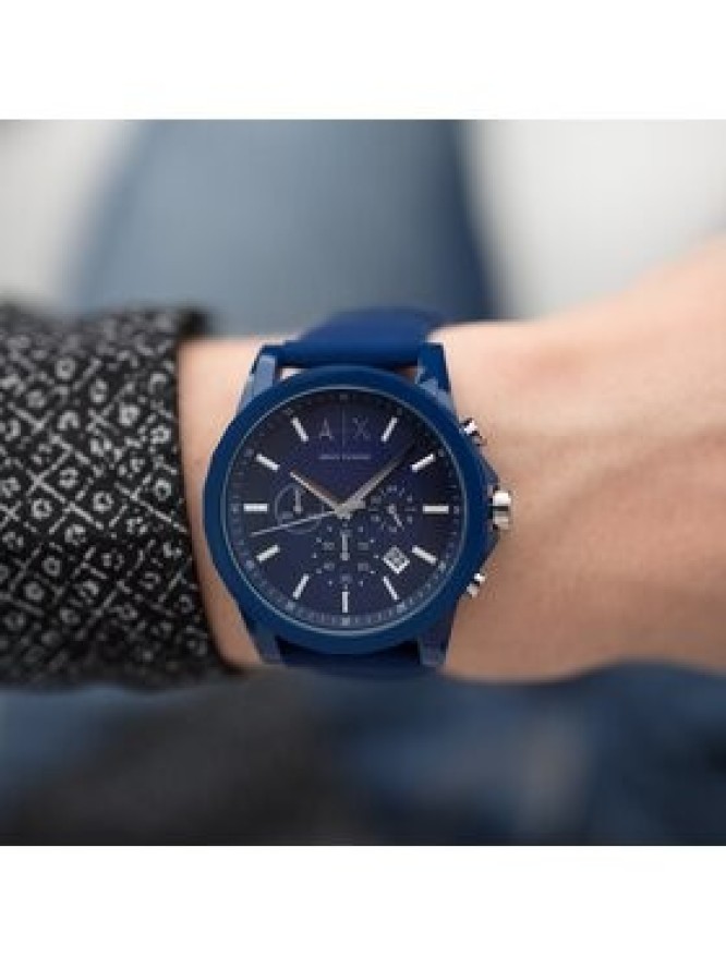 Armani Exchange Zegarek AX1327 Granatowy