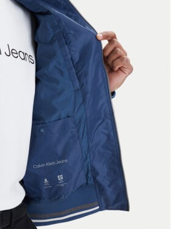 Calvin Klein Jeans Kurtka bomber LV04RF510G Niebieski Regular Fit