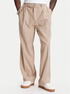 Tommy Hilfiger Spodnie materiałowe F1 Movie Public MW0MW41373 Beżowy Straight Fit