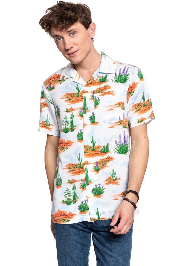 KOSZULA WRANGLER SS RESORT GLOW ORAN W59076H48 112129662