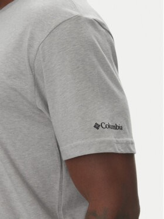 Columbia T-Shirt CSC Basic Logo EM2180 Szary Regular Fit