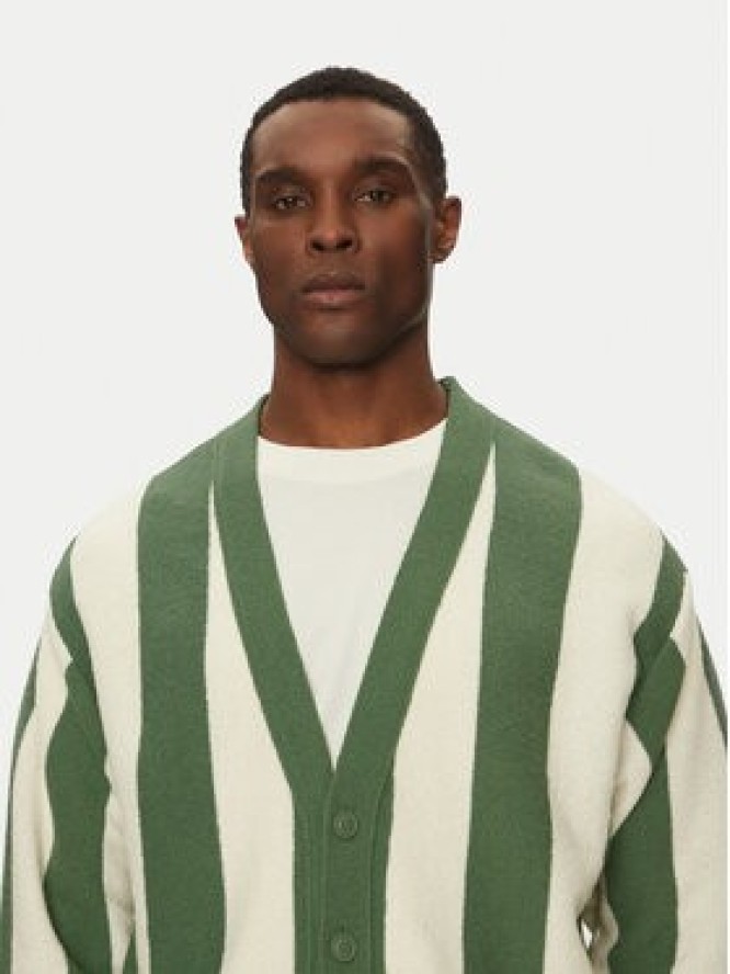 Mustang Kardigan Edgar 1016303 Zielony Regular Fit