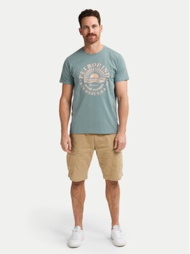 Petrol Industries T-Shirt M-1050-TSR127 Niebieski Regular Fit