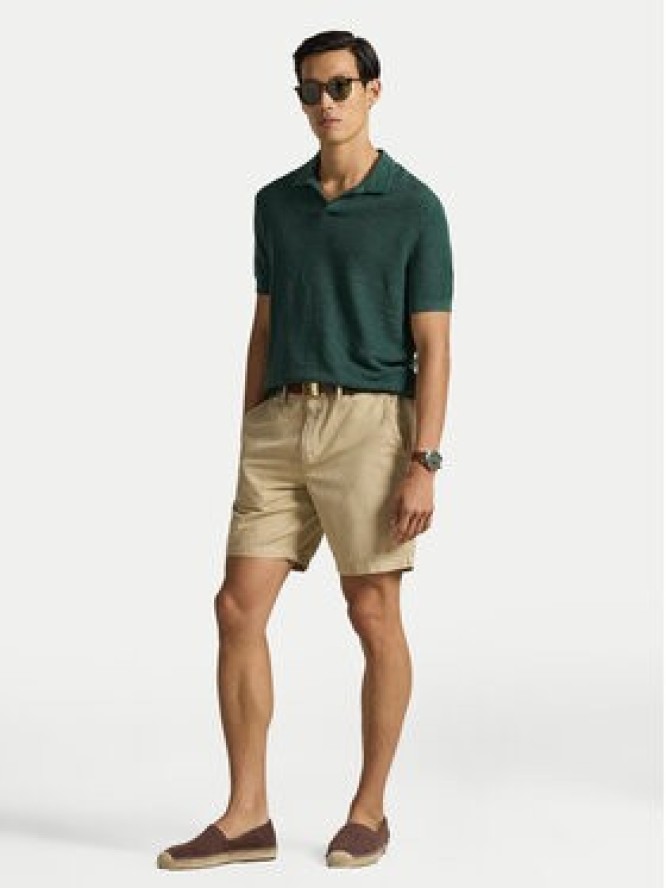 Polo Ralph Lauren Szorty materiałowe 710741375024 Beżowy Regular Fit