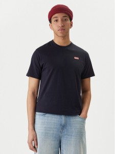 Hunter T-Shirt Essentials HARM0085252 Granatowy Regular Fit