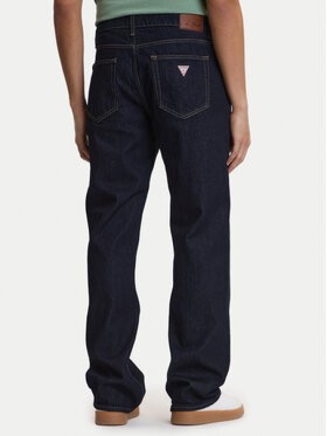 Guess Jeans Jeansy M4BAB3 D5EJ2 Granatowy Relaxed Fit