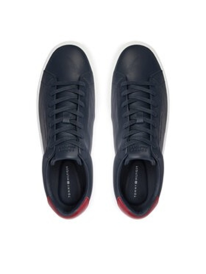 Tommy Hilfiger Sneakersy Premium Dress Cupsole Lth FM0FM05572 Granatowy