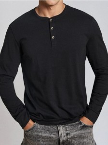 Koszulka z długimi rękawami - czarny