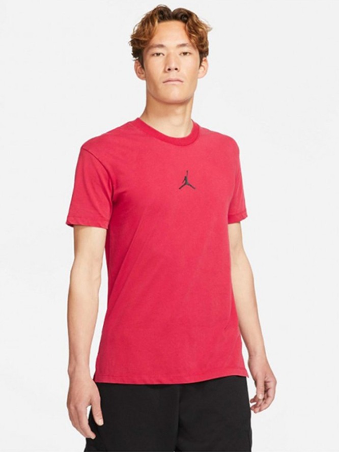 Koszulka męska nike air jordan dri-fit short-sleeve graphic top tee gym red